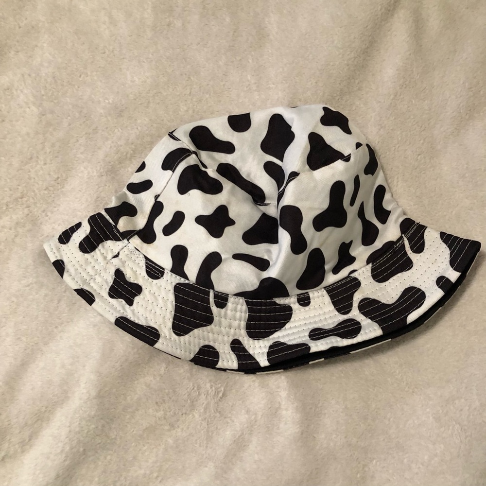 SHEIN Cow Print Bucket Hat